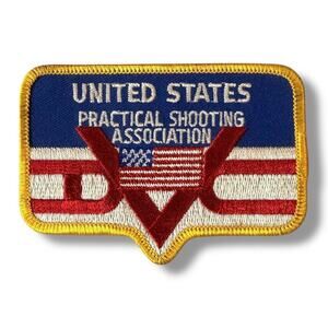 Vintage US Practical Shooting Association DVC Diligentia, Vis, Celeritas Patch